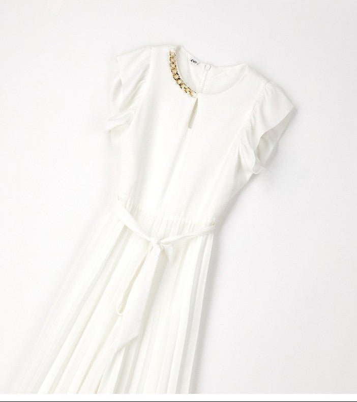 Tuta Elegante Plissettata 4G773 - Coccole e Ricami p.iva IT09642670583