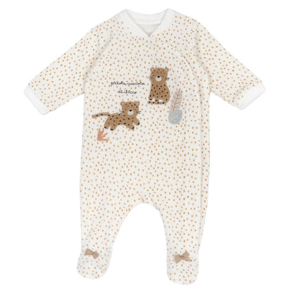 Tutina Ciniglia Aperta Avanti 100737 - Coccole e Ricami p.iva IT09642670583