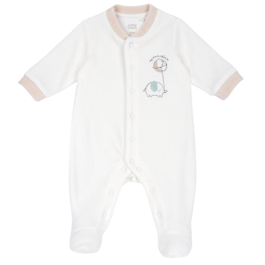 Tutina Ciniglia aperta avanti 103234 - Coccole e Ricami