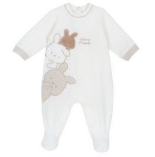 Tutina Ciniglia Coniglietti 100298 - Coccole e Ricami p.iva IT09642670583
