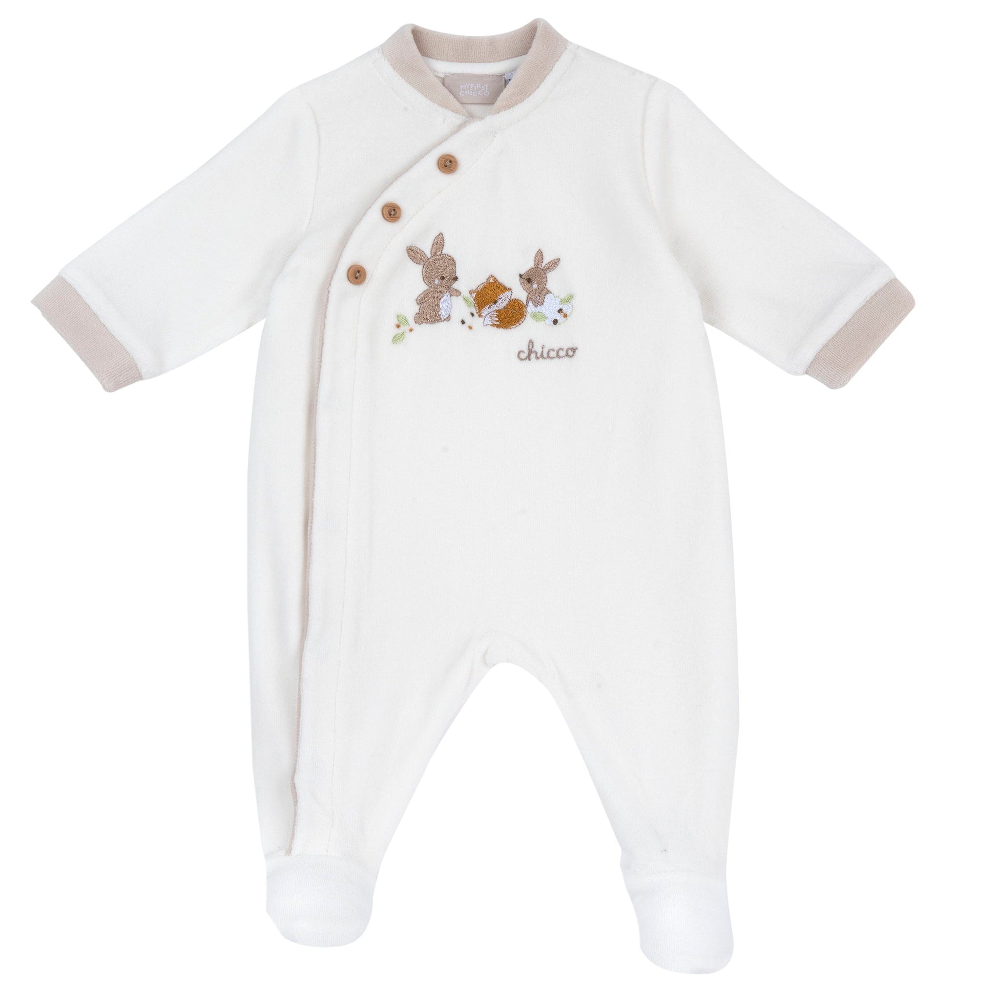 Tutina Coniglietti aperta avanti 102603 - Coccole e Ricami