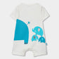 Tutina Corta Elefante 213039 - Coccole e Ricami p.iva IT09642670583
