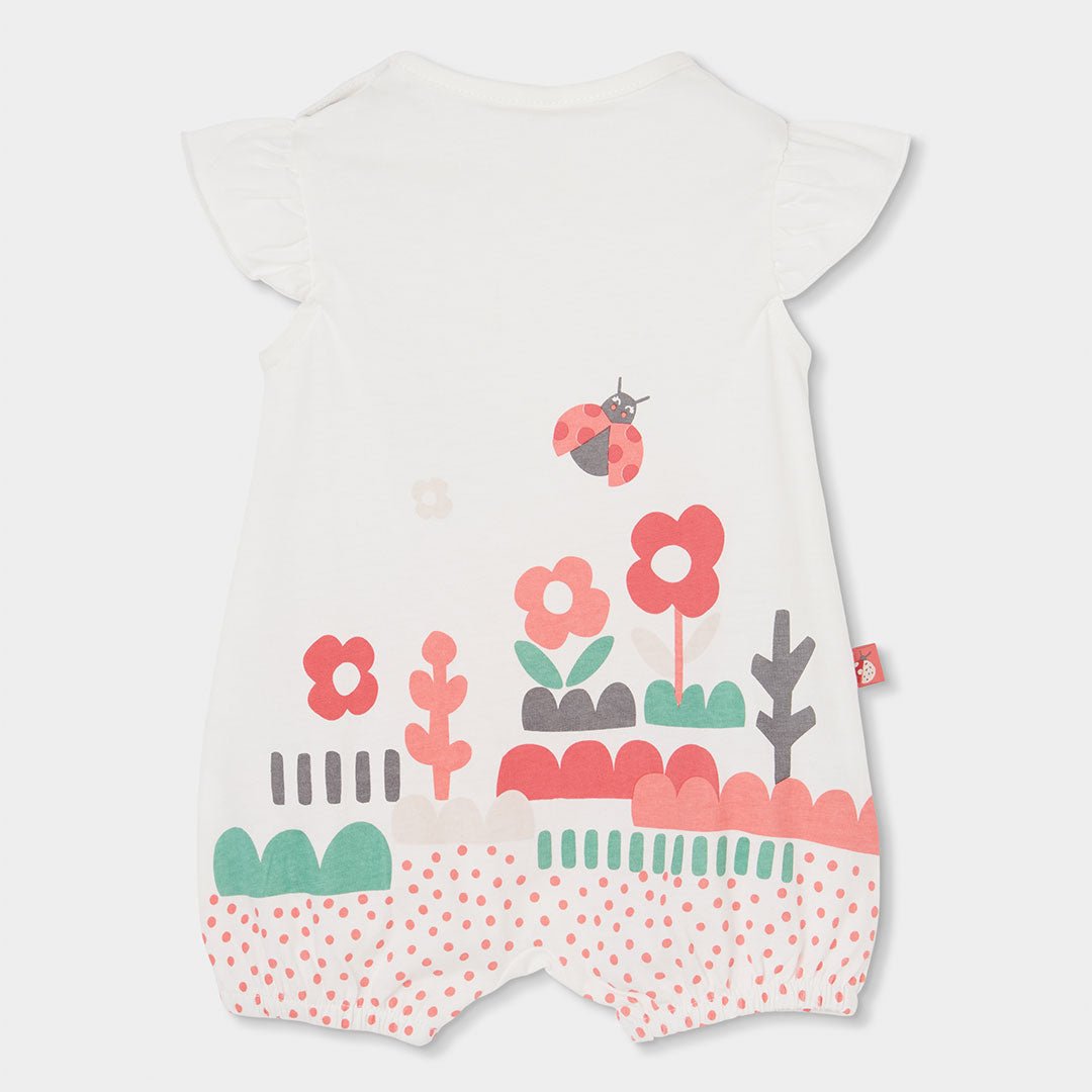 Tutina Corta Fiori 113027 - Coccole e Ricami p.iva IT09642670583