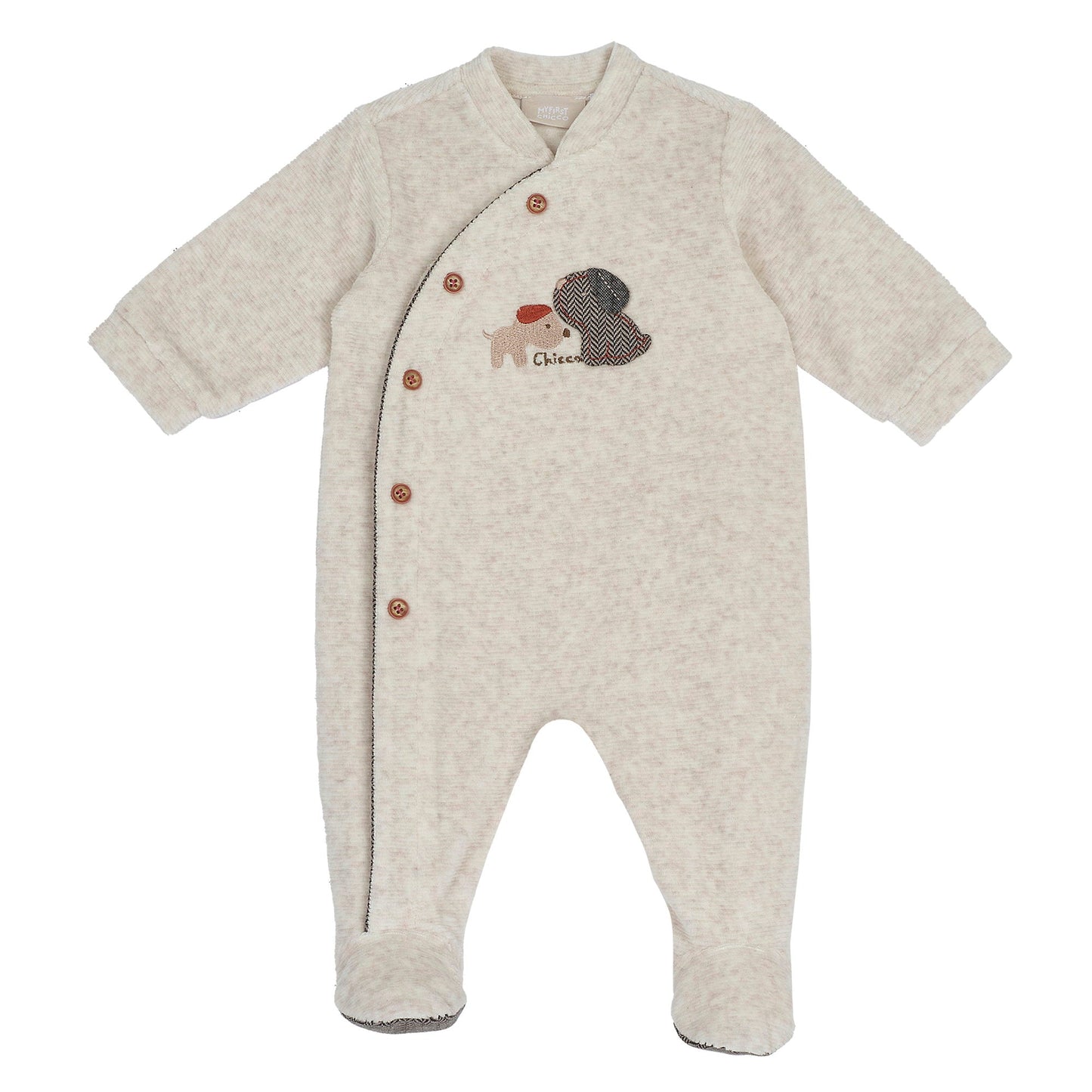 Tutina Cuccioli aperta avanti 102490 - Coccole e Ricami p.iva IT09642670583