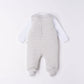 Tutina lunga Righe - Coccole e Ricami