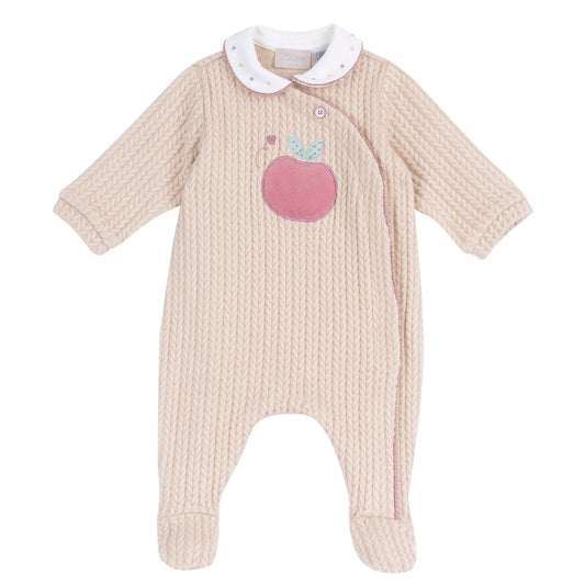 Tutina Treccine aperta avanti 102369 - Coccole e Ricami