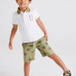 Bermuda stampato bambino - Coccole e Ricami |email: info@coccoleericami.shop| P.Iva 09642670583
