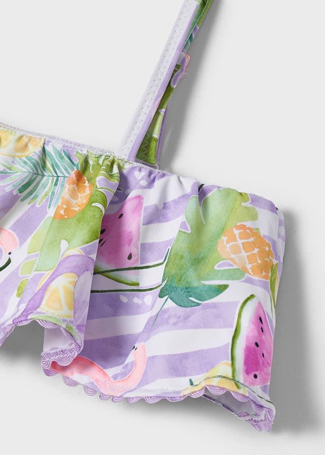 Bikini bambina volant - Coccole e Ricami |email: info@coccoleericami.shop| P.Iva 09642670583