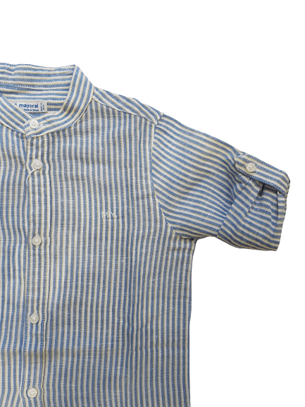 Camicia lino |3124| - Coccole e Ricami |email: info@coccoleericami.shop|