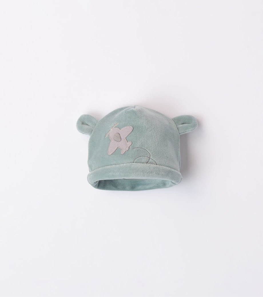 Cappello ciniglia neonati - Coccole e Ricami P.iva 09642670583