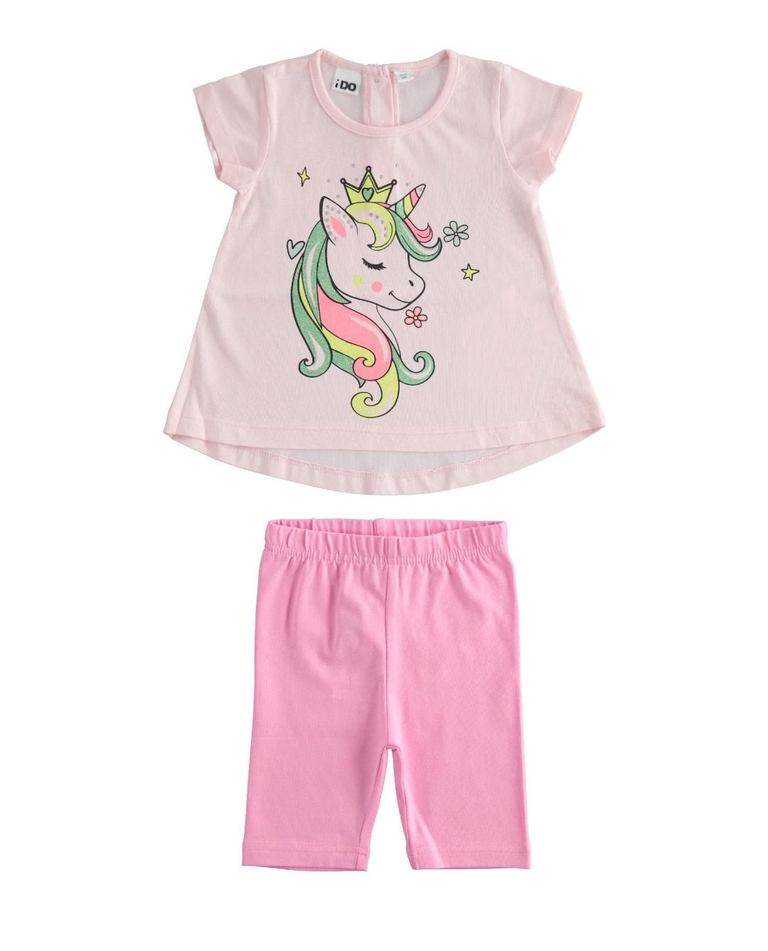 Completo corto Bambina - Coccole e Ricami |email: info@coccoleericami.shop| P.Iva 09642670583