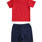 Completo corto Bambino - Coccole e Ricami |email: info@coccoleericami.shop| P.Iva 09642670583