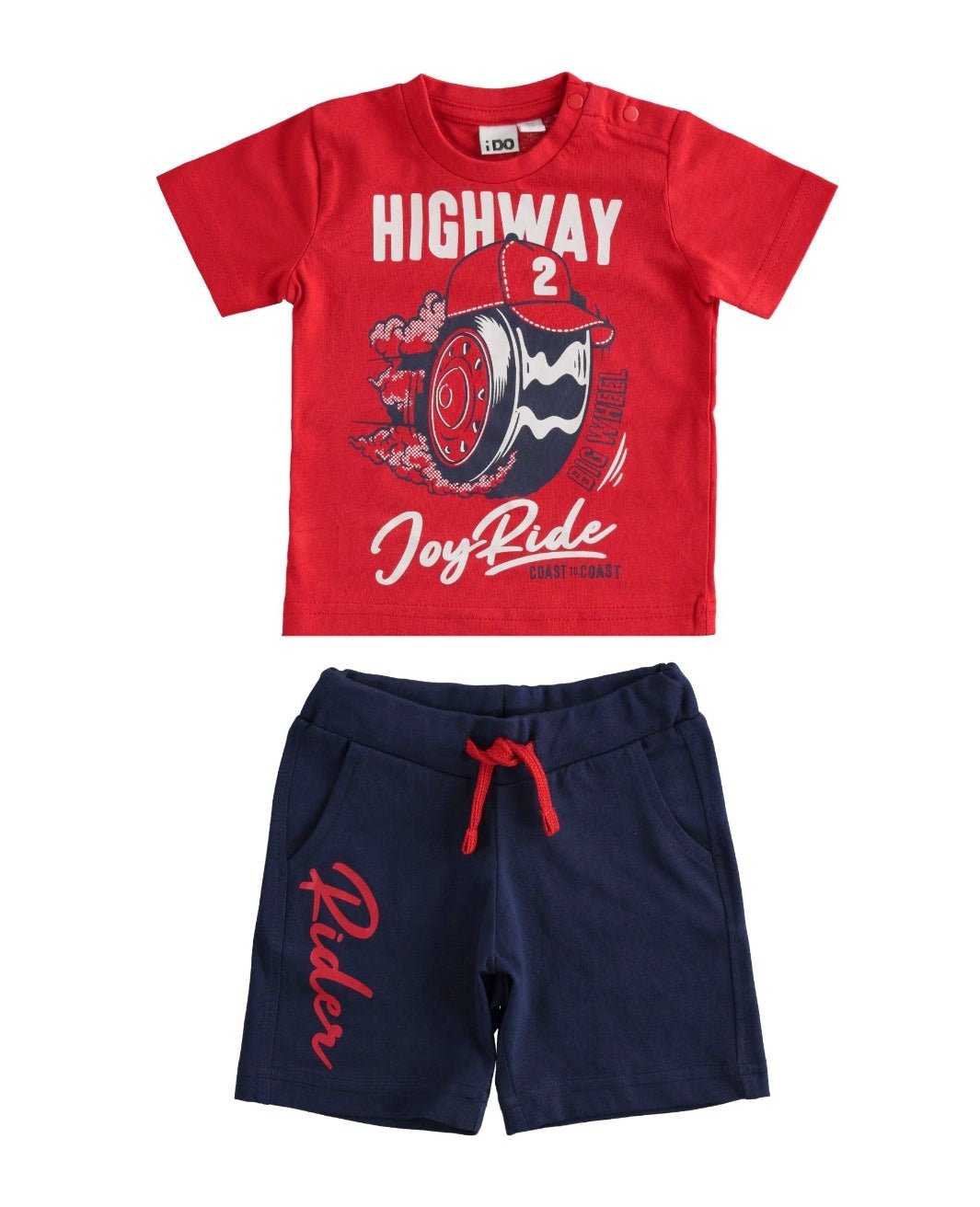 Completo corto Bambino - Coccole e Ricami |email: info@coccoleericami.shop| P.Iva 09642670583