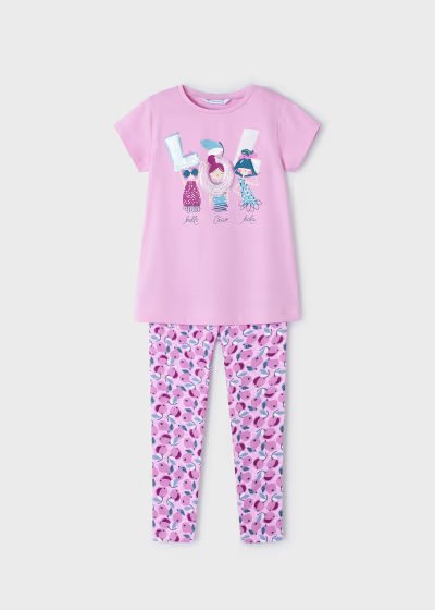 Completo leggins fantasia - Coccole e Ricami