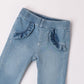 Jeans a zampa Neonata - Coccole e Ricami