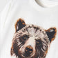 Maglietta con grafica orso ECOFRIENDS - Coccole e Ricami |email: info@coccoleericami.shop| P.Iva 09642670583