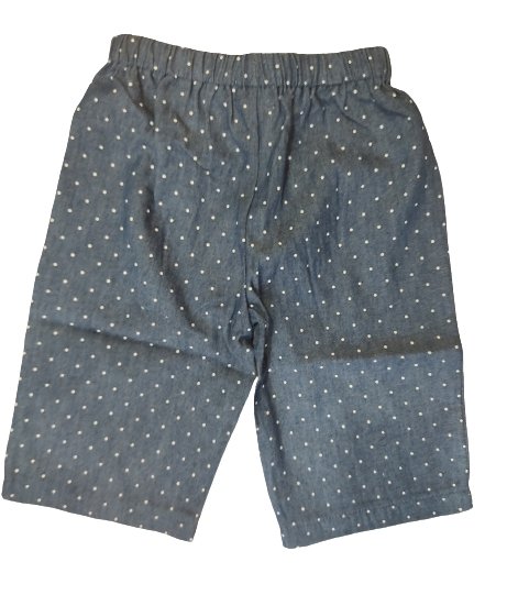 Pantalone cotone chambray - Coccole e Ricami |email: info@coccoleericami.shop| P.Iva 09642670583