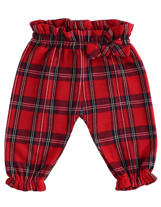 Pantalone scozzese bimba - Coccole e Ricami |email: info@coccoleericami.shop| P.Iva 09642670583
