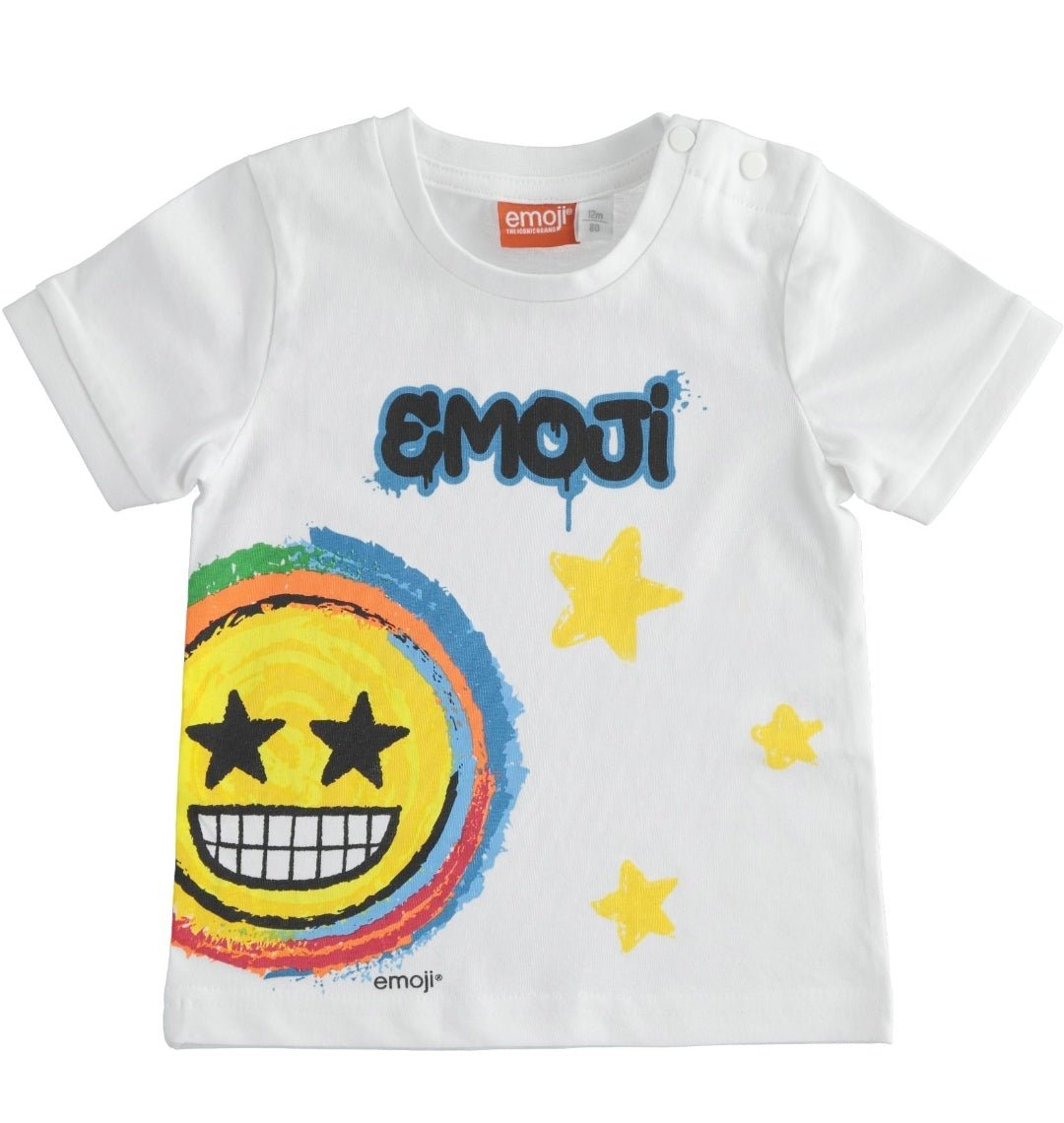 T-Shirt EMOJI - Coccole e Ricami |email: info@coccoleericami.shop| P.Iva 09642670583