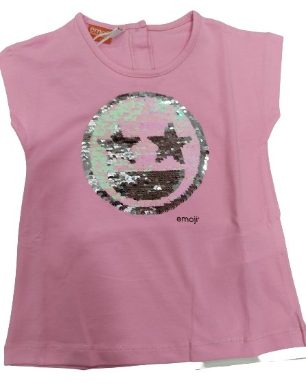 T-Shirt emoji girobrillo - Coccole e Ricami |email: info@coccoleericami.shop| P.Iva 09642670583