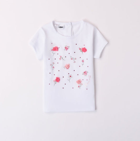 T-Shirt Fiorellini - Coccole e Ricami