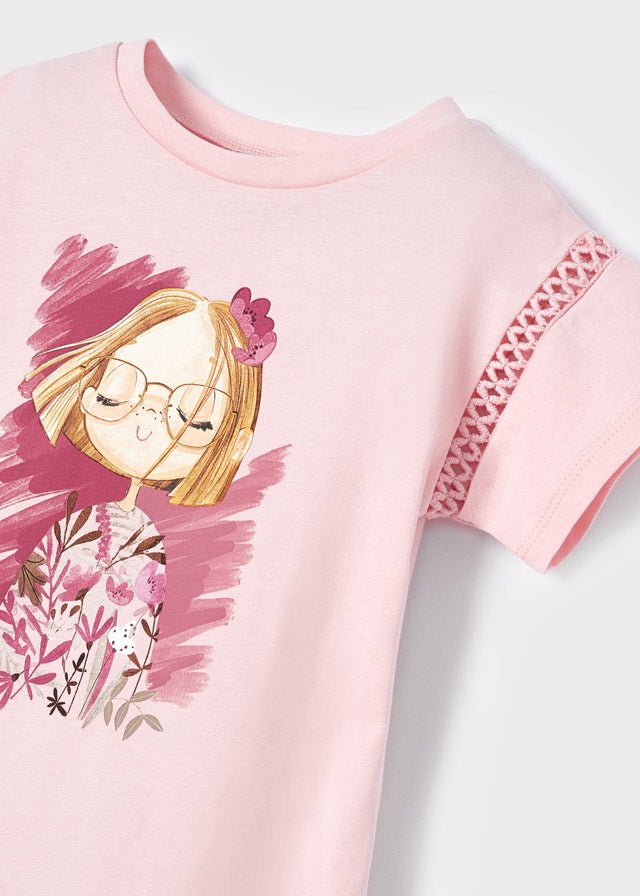 T-Shirt mezza manica bambina - Coccole e Ricami |email: info@coccoleericami.shop| P.Iva 09642670583