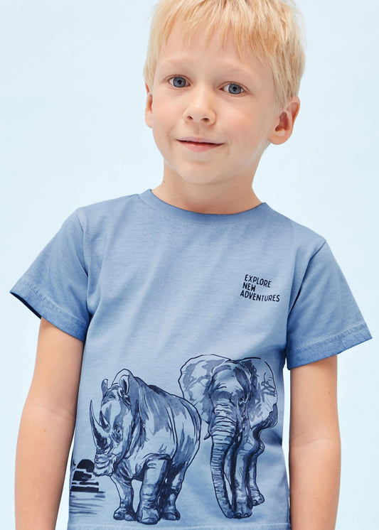 T-Shirt mezza manica Elefante - Coccole e Ricami P.iva 09642670583